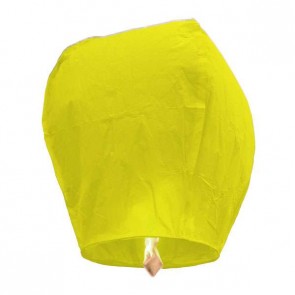 BALLON alakú Repülő Lámpás 32CM-SÁRGA